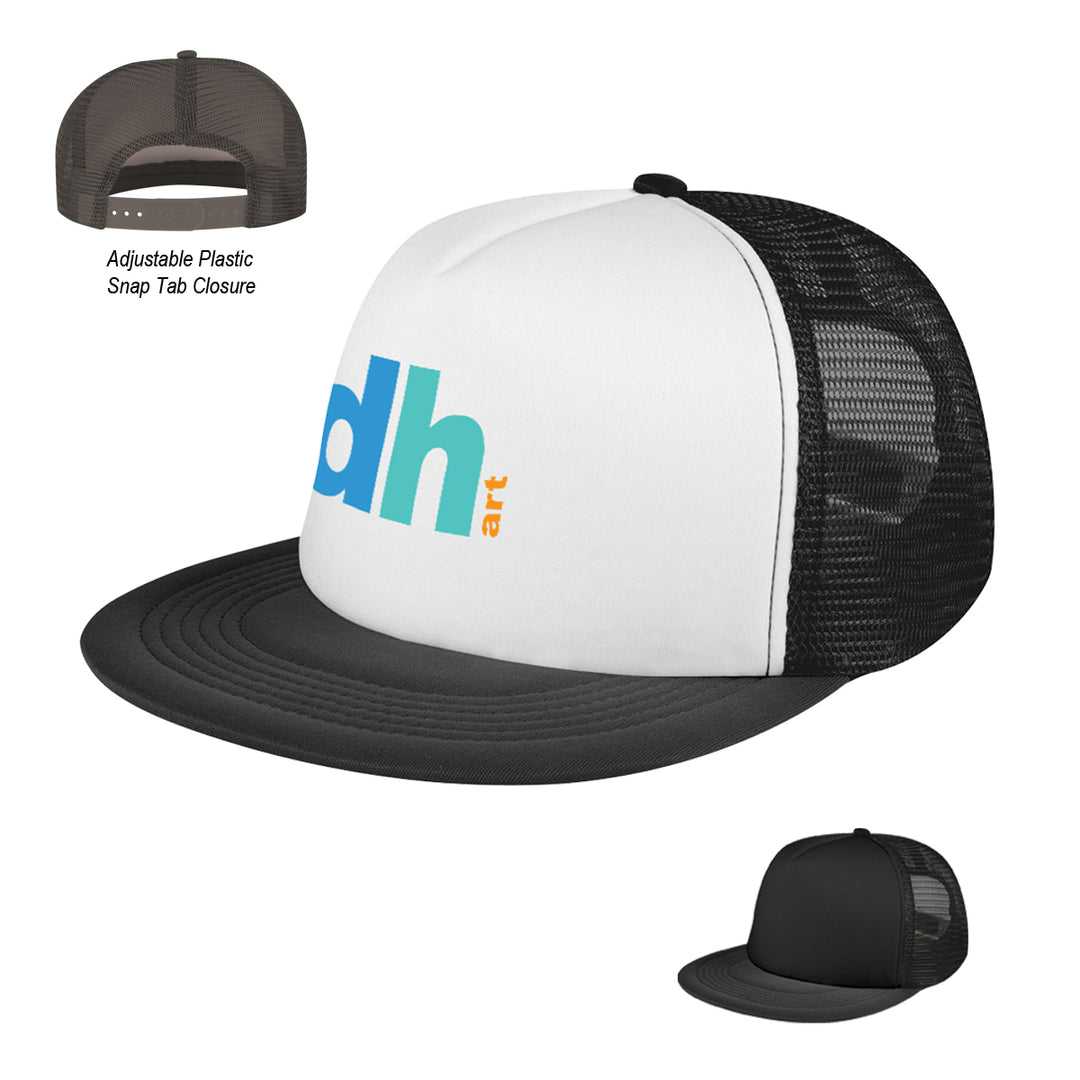 FLAT BILL TRUCKER CAP