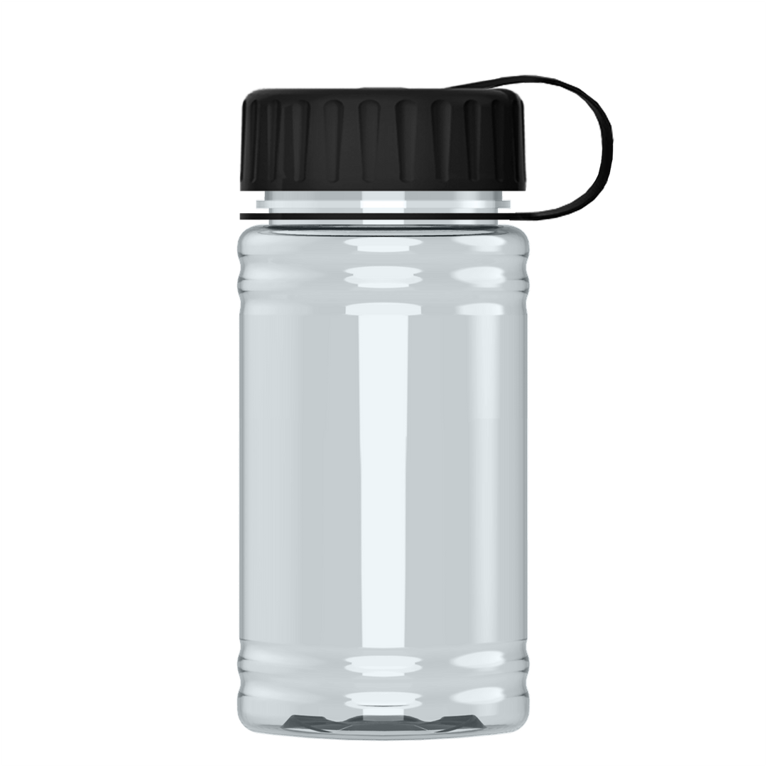 Mini RPET Bottle with Tethered Lid - 16 oz.