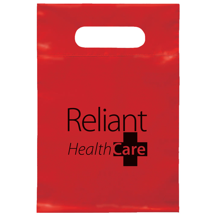 Die Cut Handle Bag - 7W x 10 1/2H - Flexo Ink Print