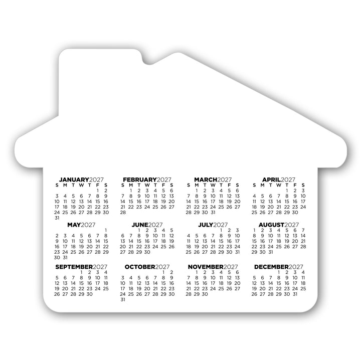 Calendar House Magnet