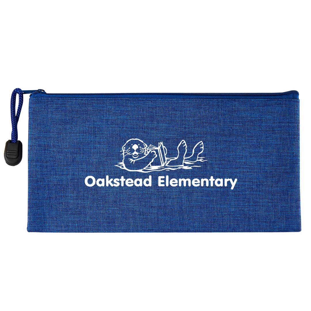 Heathered School Pouch