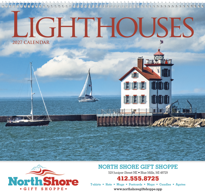 Triumph® Calendars Lighthouses Calendar