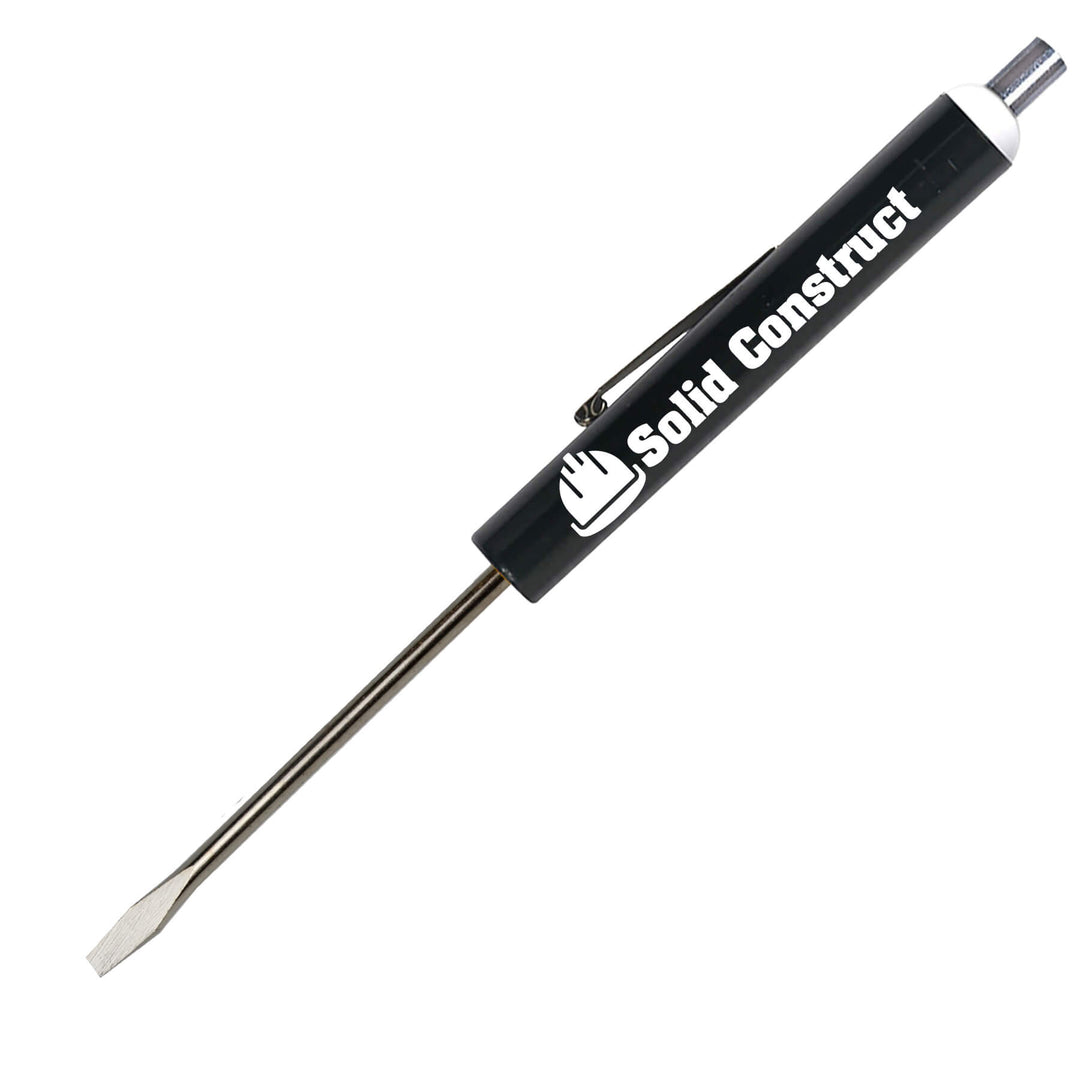 Pocket Screwdriver 1/8" Flat Tip Blade + Magnetic Top