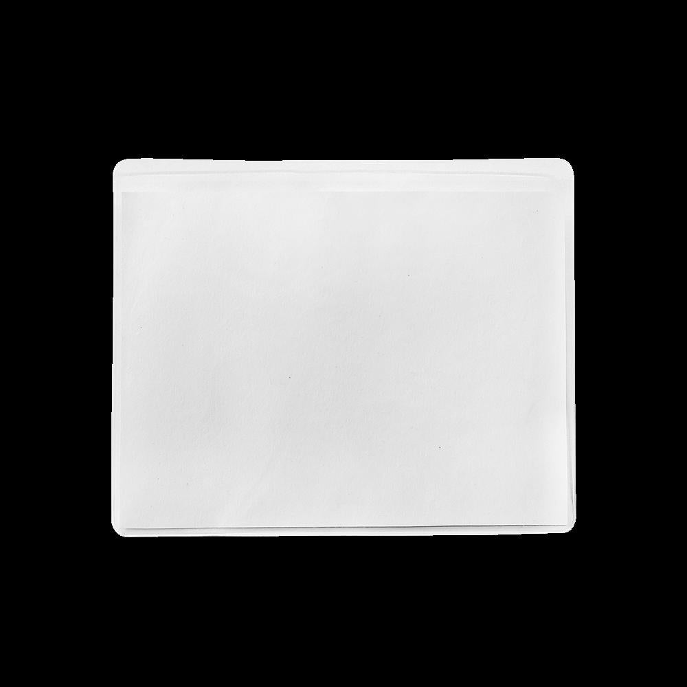 4" x 3" Blank Horizontal Vinyl Pouch with Bulldog Clip