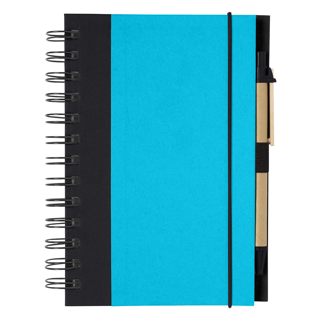 ECO-INSPIRED SPIRAL NOTEBOOK & PEN