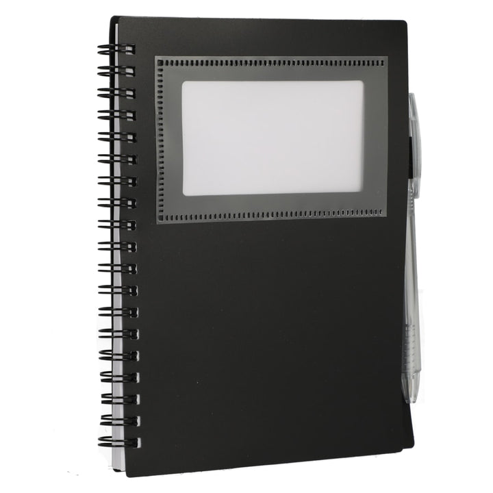 FSC® Recycled 5" x 7" Star Spiral Notebook with Pe