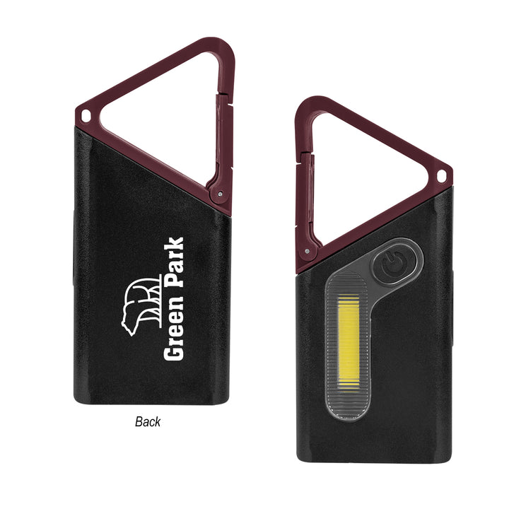Clip 'N Grow Rechargeable Carabiner COB Flashlight