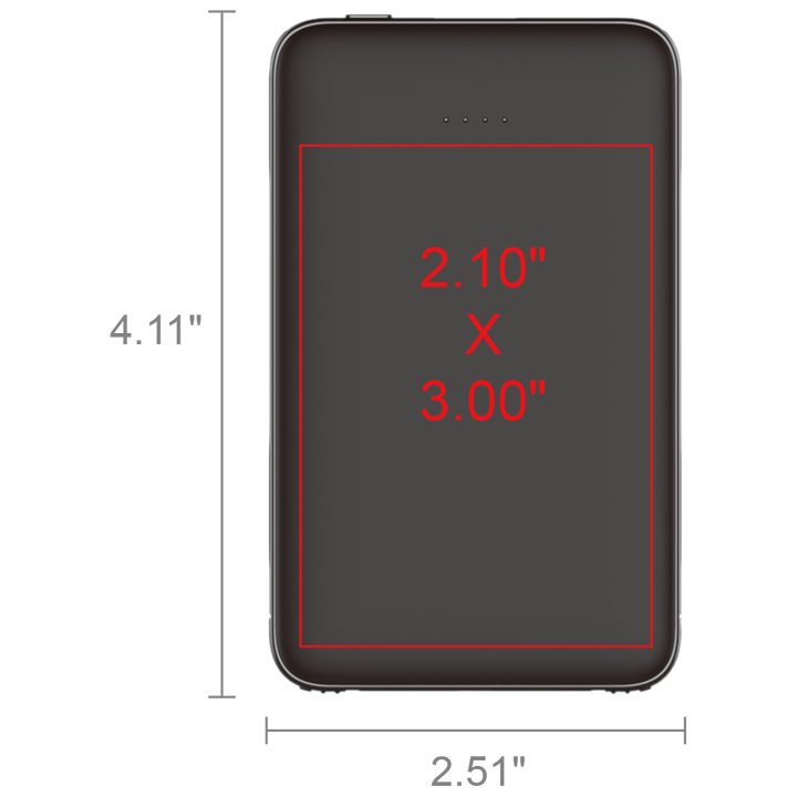 Hermosa 2.1A Output 5000mAh Card Shape Power Bank