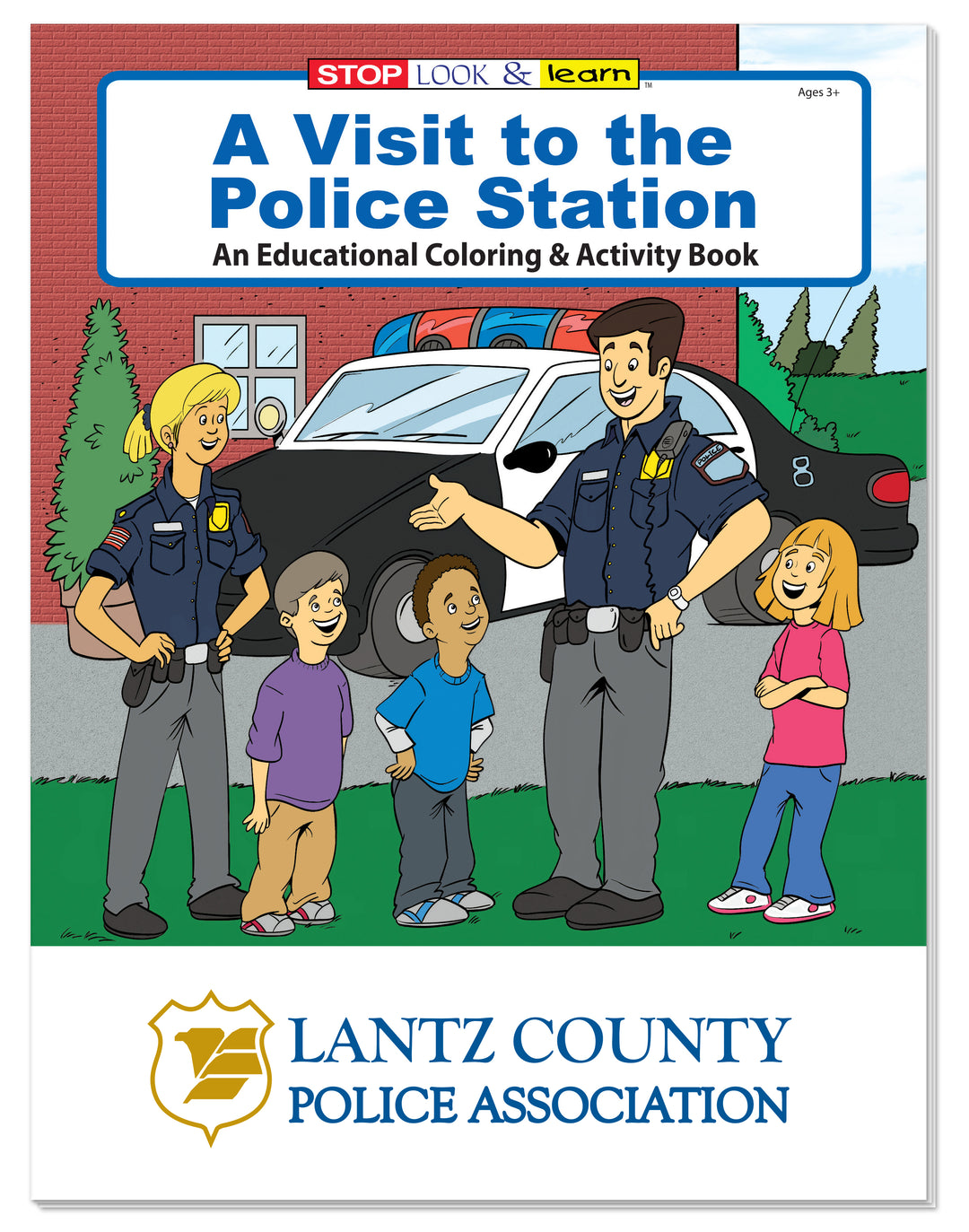Coloring Book: A Visit to the Police Station