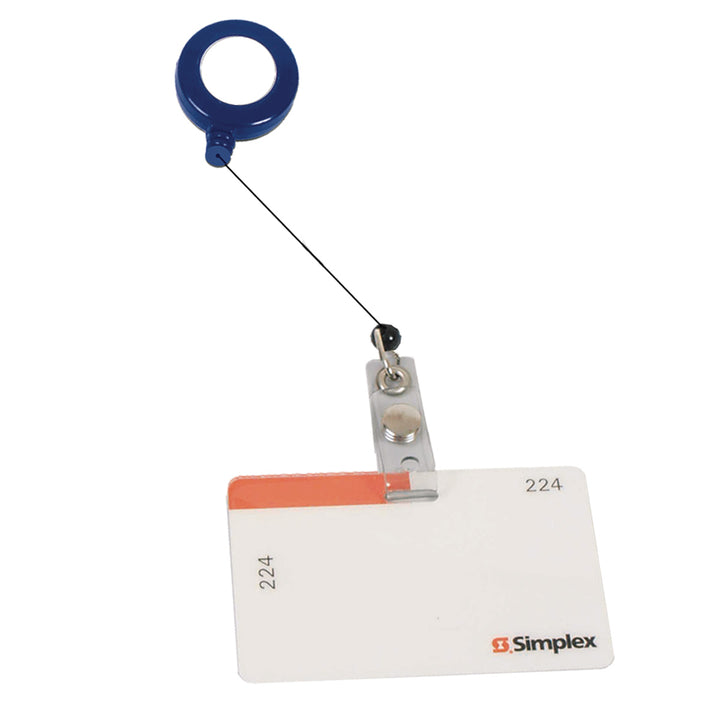 Retractable Badge Holder With Laminated Label Full Color