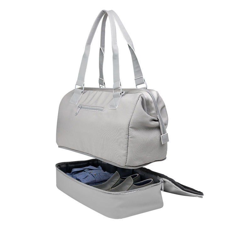 The Weekender Mini Travel Bag With Drop Bottom