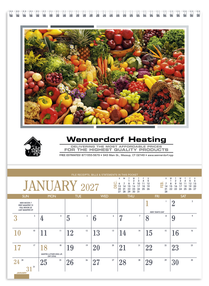 Triumph® Calendars Recipe Pocket Calendar