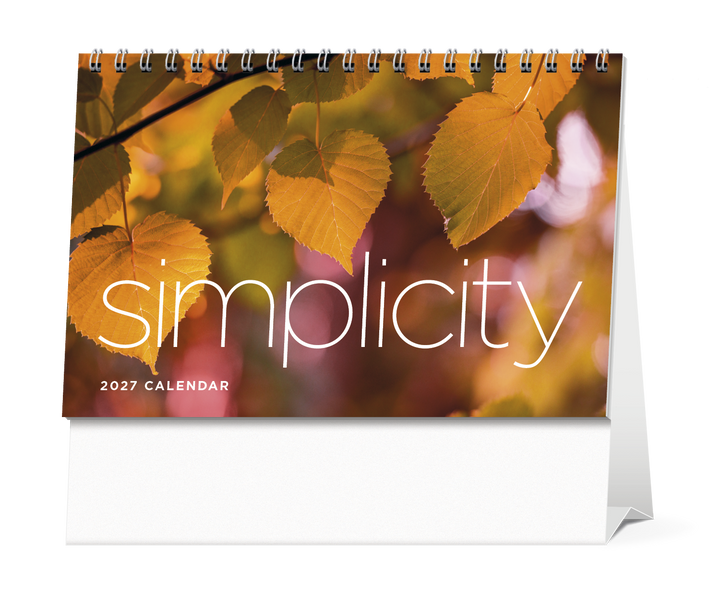 Triumph® Calendars Simplicity Large Desk Calendar