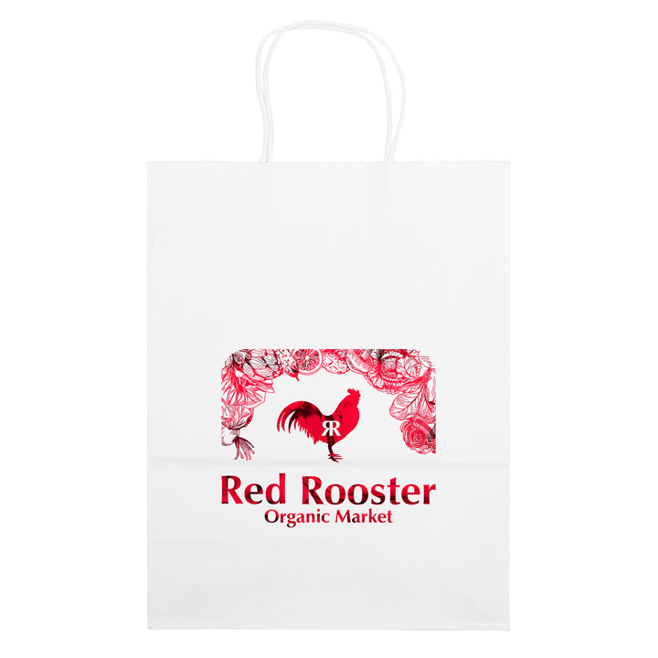 Jenny - White Shopper - Foil Print