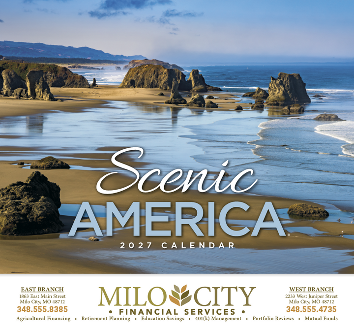 HotLine® Products Scenic America® Appointment Calendar - Stapled