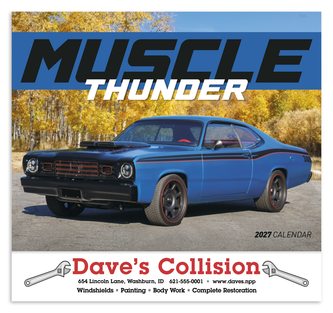 Good Value™ Muscle Thunder - Stapled Calendar