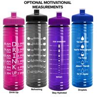 24 oz. Slim Fit Water Bottle with Push-Pull