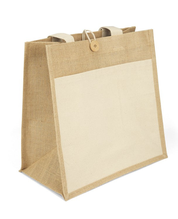 Izzy™- Jute Tote - Screen Print
