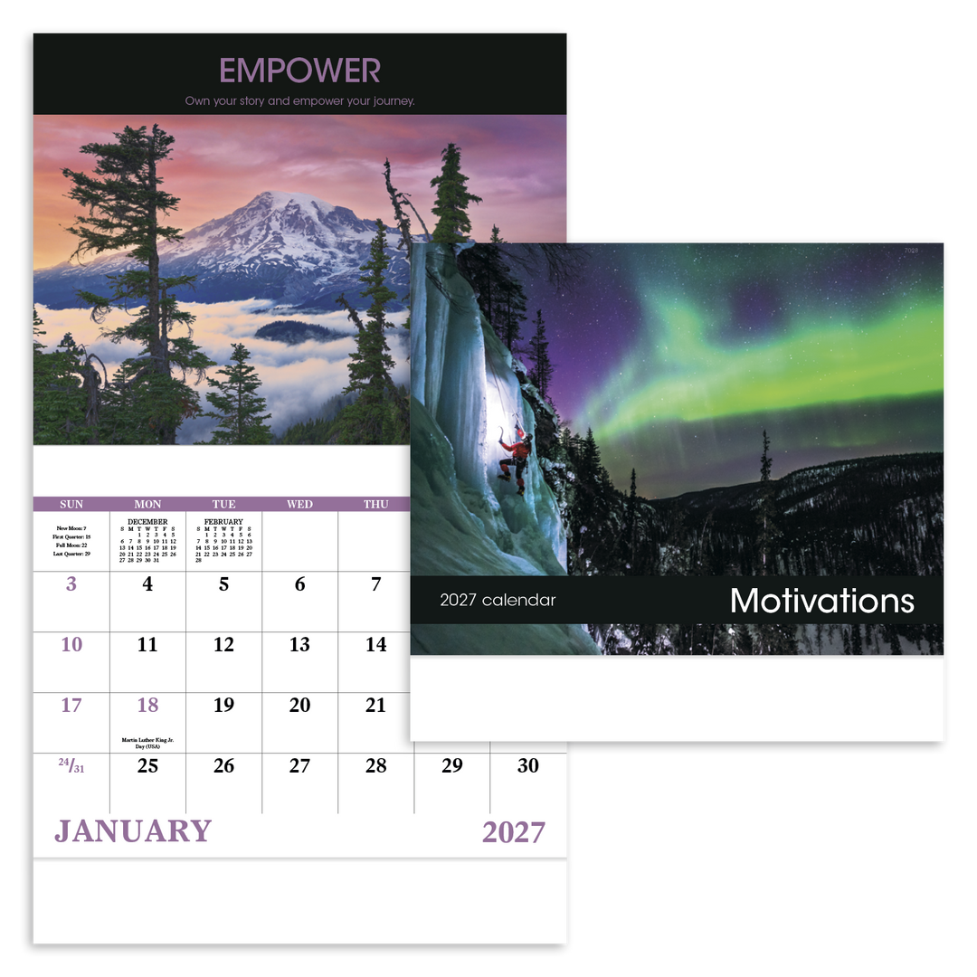 Good Value™ Motivations - Stapled Calendar