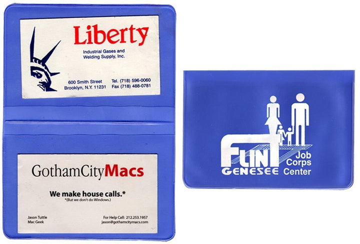 Translucent Card Case with 2 clear pockets