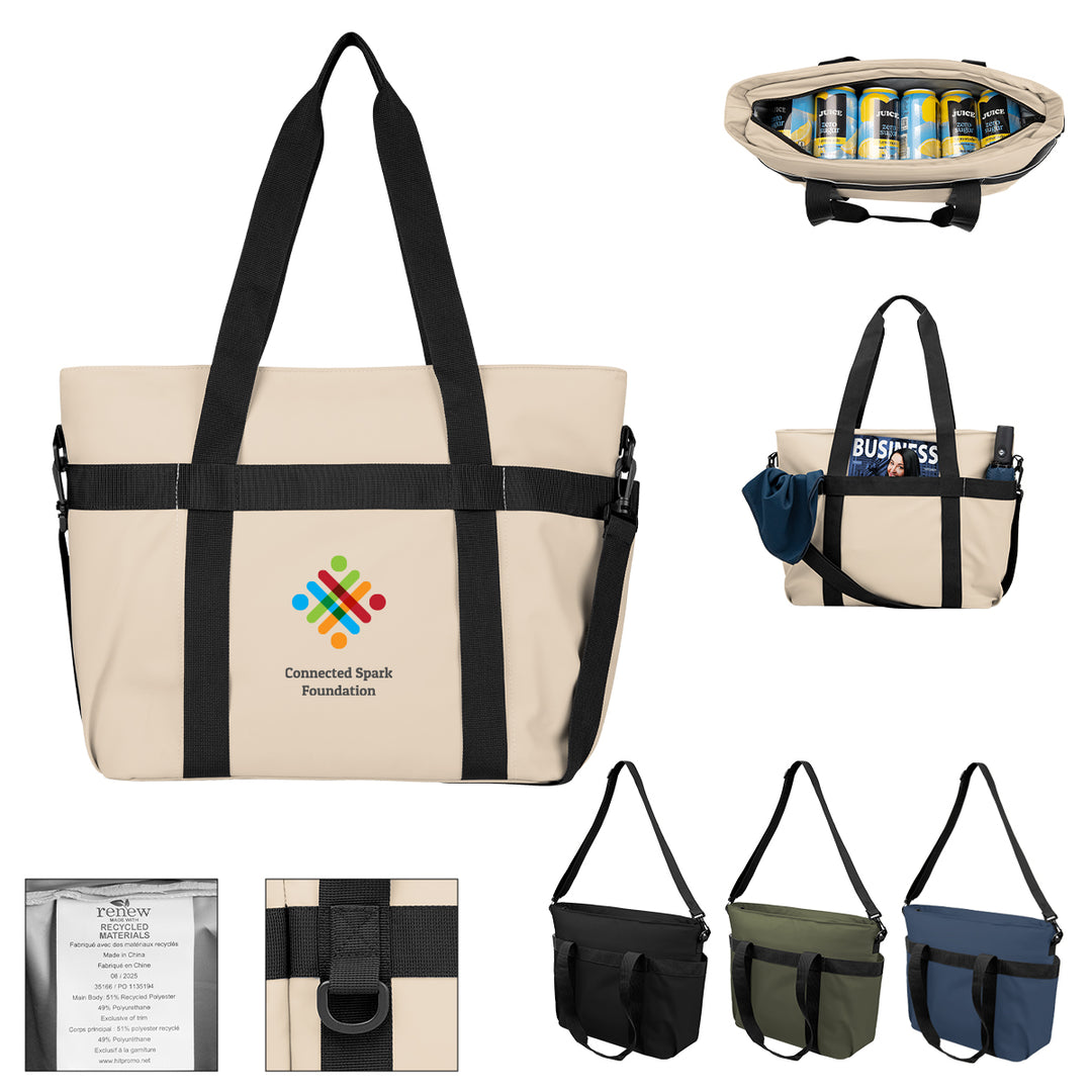 Hudson rPET 36 Can Cooler Tote Bag