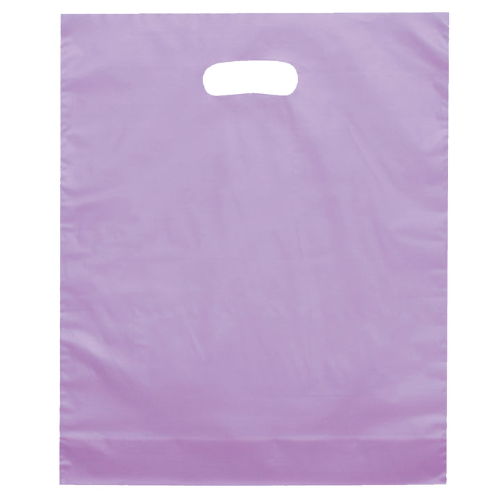 Orchid™- Frosted Brite Die Cut Handle - Flexo Ink Print
