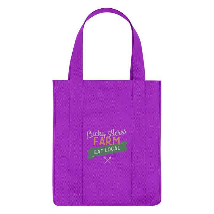 Non-Woven Shopper Tote Bag With 100% RPET Material