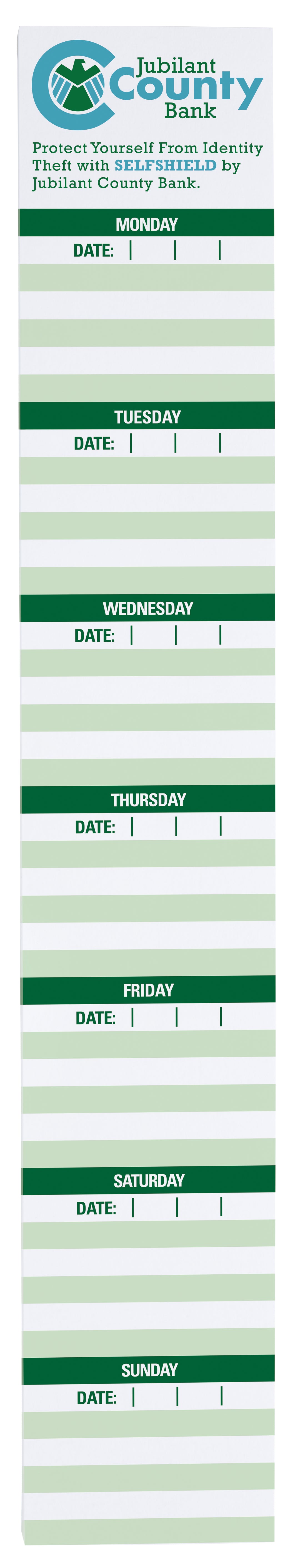 Souvenir® Sticky Note™ 12" X 2" Pad, 25 sheet