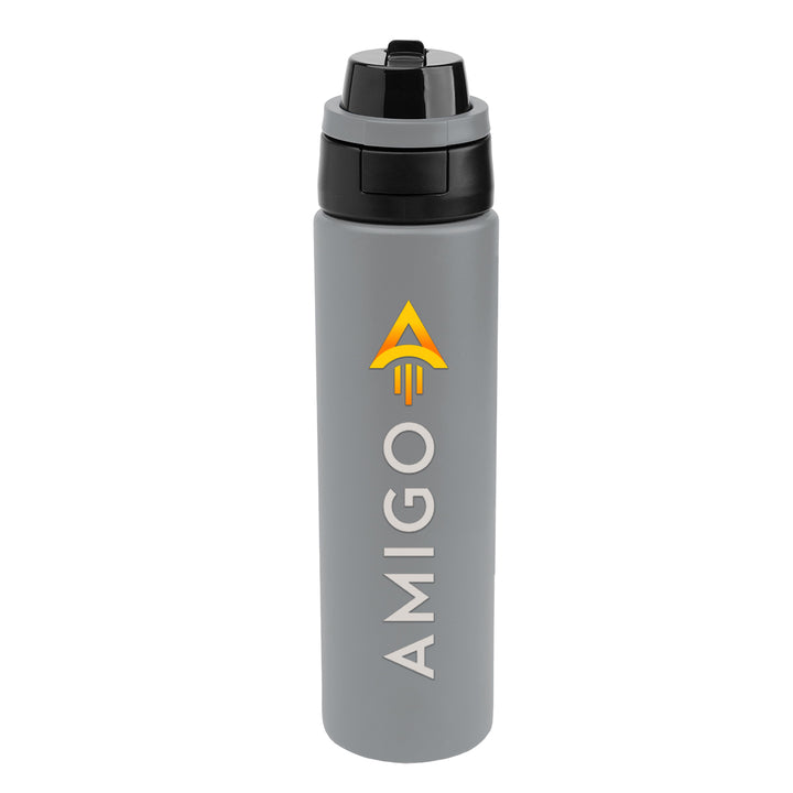 24 Oz. Pop Sip & Chug Recycled Stainless Steel Bottle