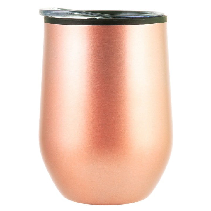 12 Oz Bay Mist Stainless Wine Tumbler with Lid