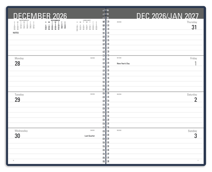 Triumph® Calendars Classic Weekly Desk Planner