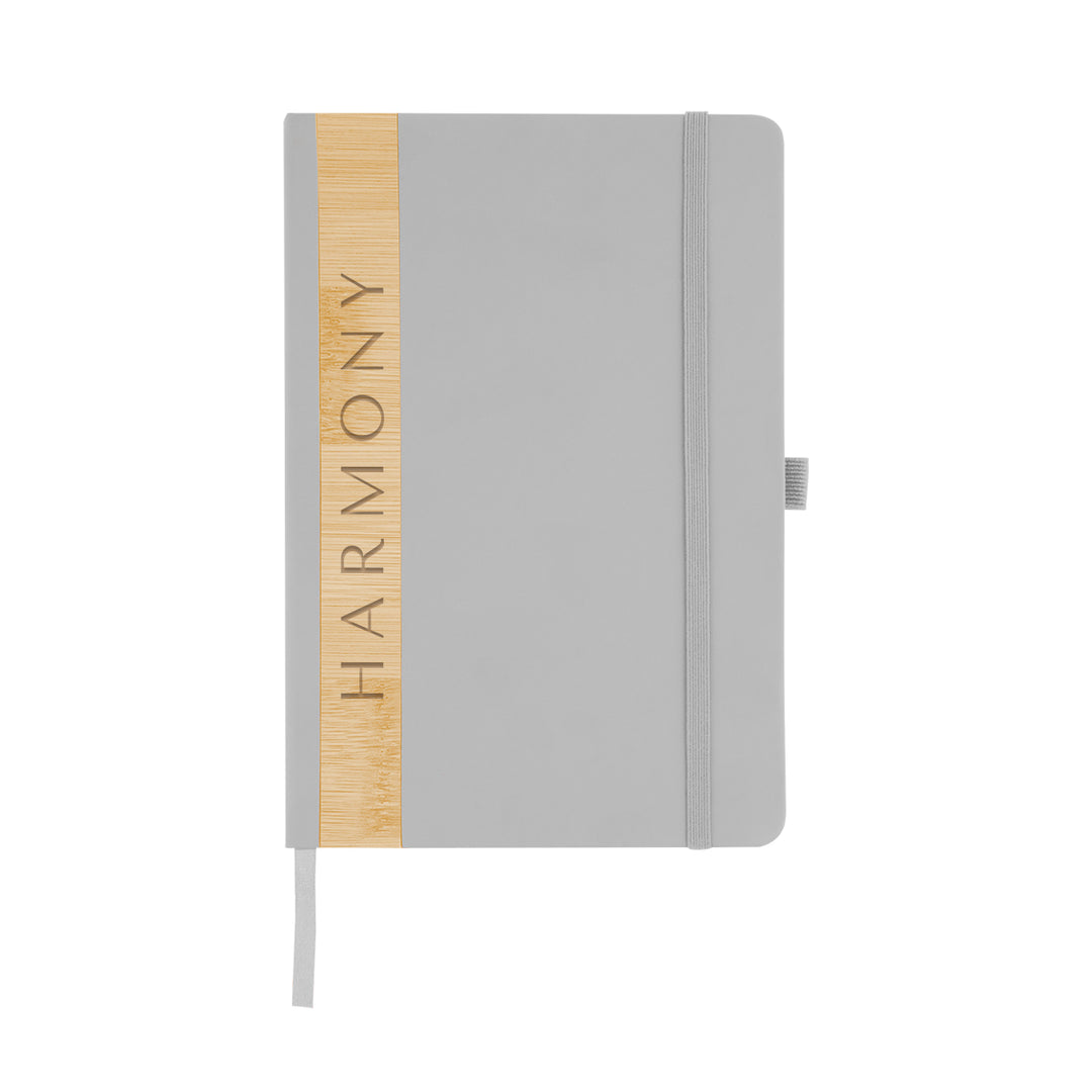 Recycled PU And Bamboo Accent Journal