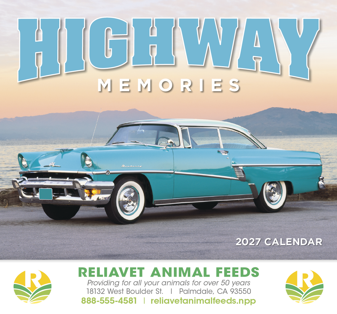 HotLine® Products Highway Memories Appointment Calendar - Stapled