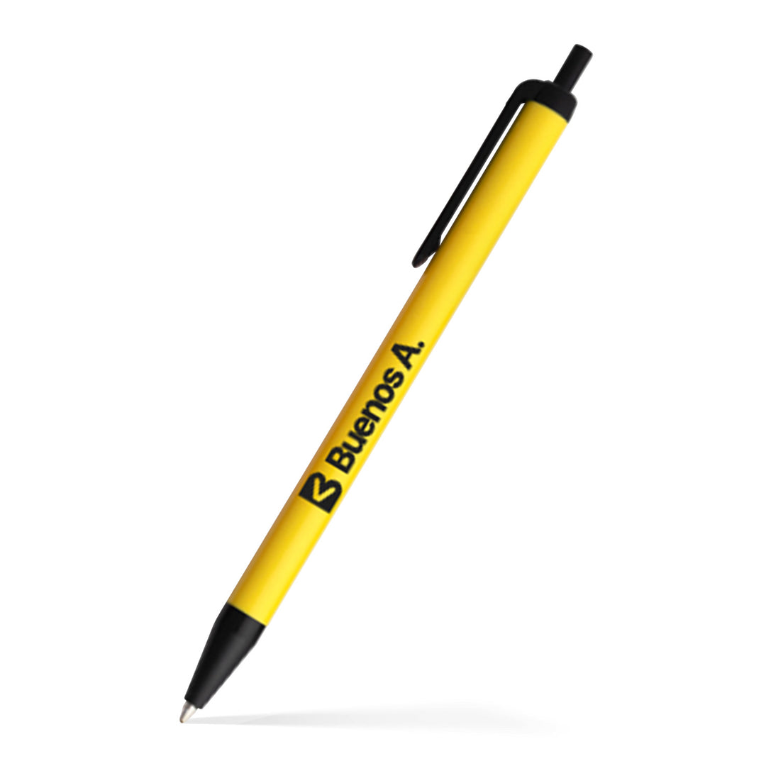 Amber Stick Click Pen