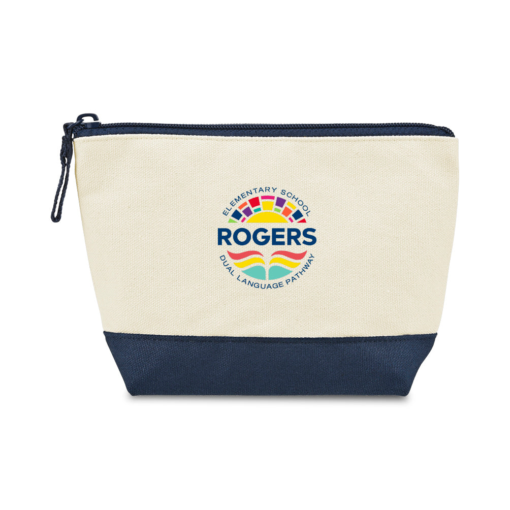 Canvas Zippered Pouch