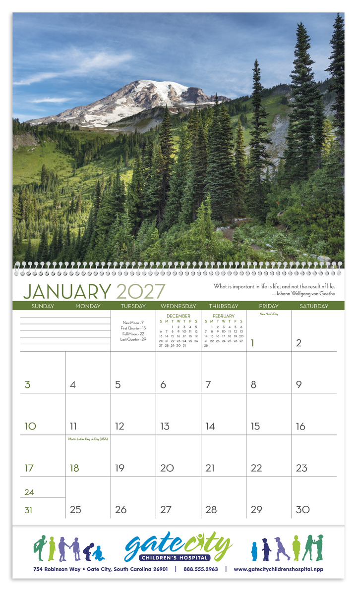 Triumph® Calendars Scenic Inspirations Calendar
