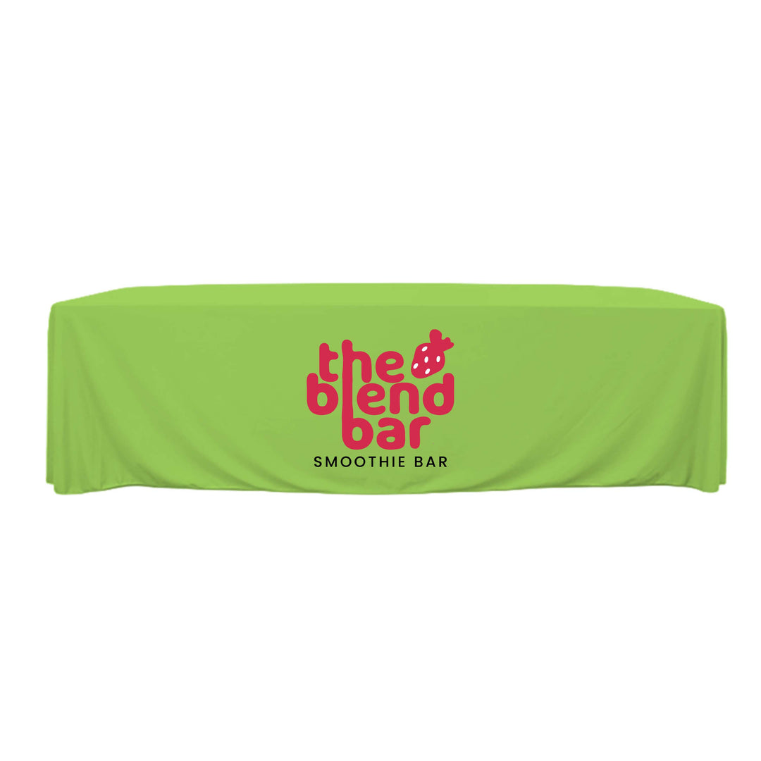 8 ft. Throw PolyKnit™ Table Cover (Full Color Logo)
