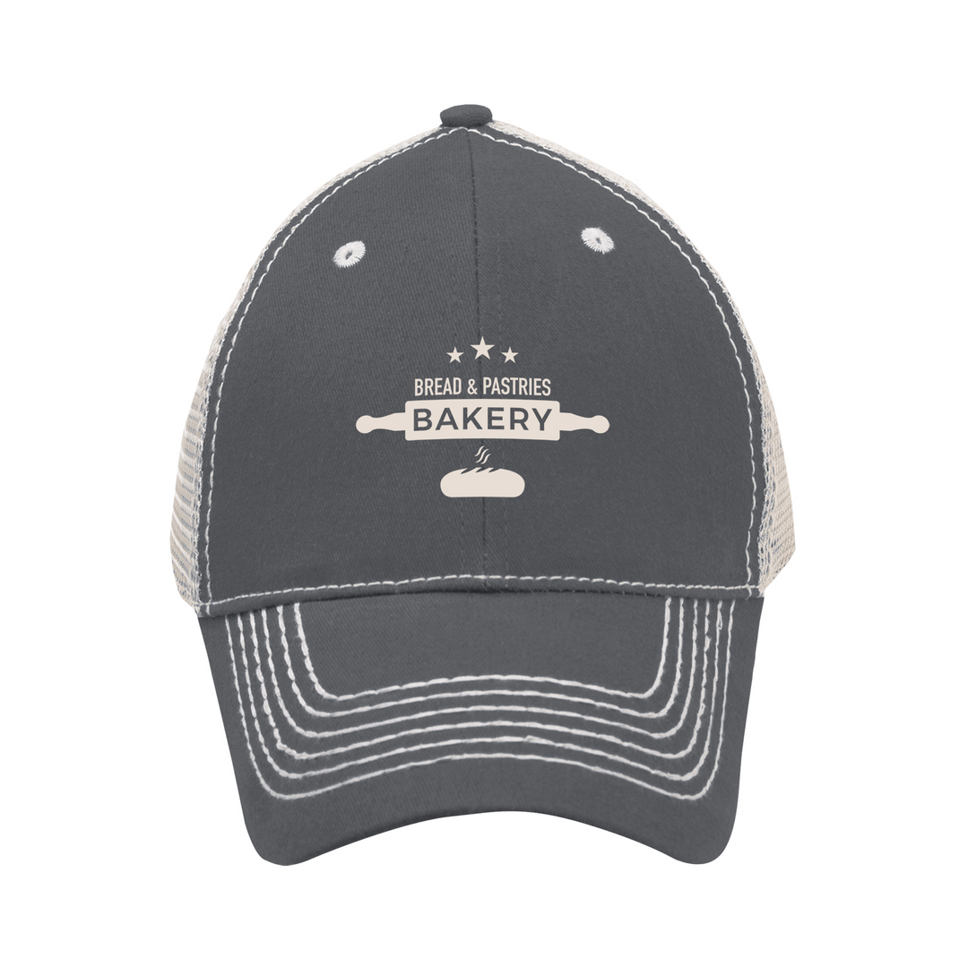 Heavy Stitch Cap With Mesh