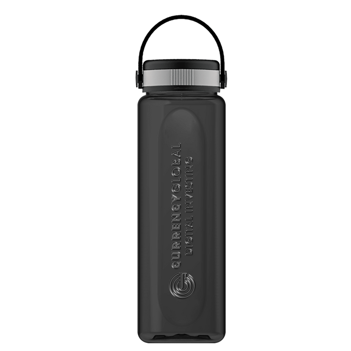 Boss Embossed RPET Bottle with Grip Lid - 26 oz.