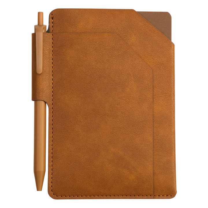 Protege Mini Notebook With Pen & Front Pocket