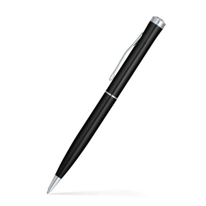 Aluminum Ballpoint Twist Metal Pen w/ Epoxy Dome Accent