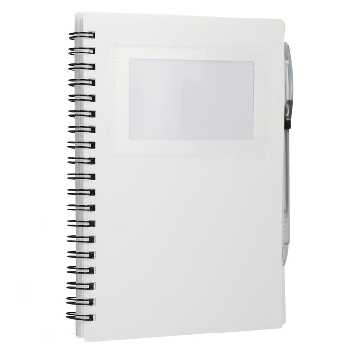 FSC® Recycled 5" x 7" Star Spiral Notebook with Pe