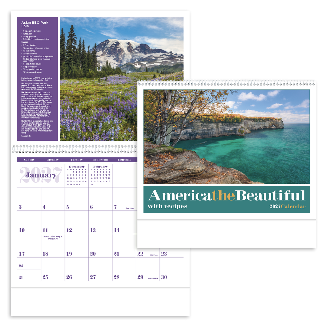 Triumph® Calendars America the Beautiful with Recipes Calendar