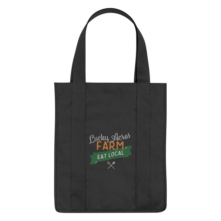 Non-Woven Shopper Tote Bag With 100% RPET Material