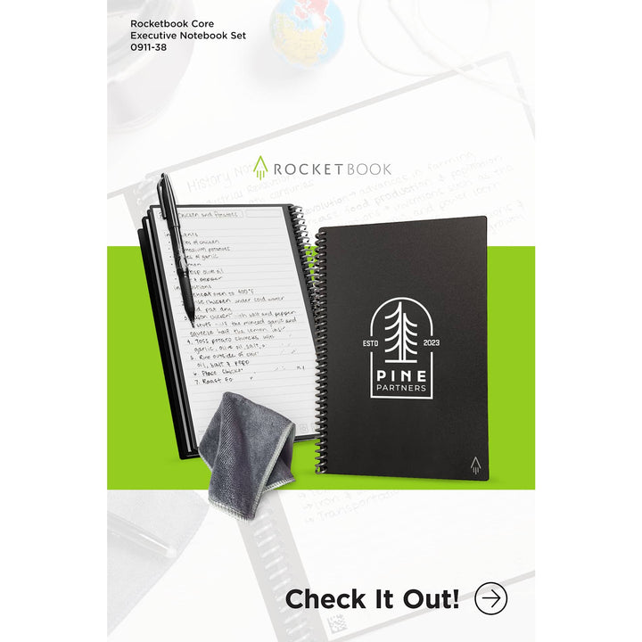 Rocketbook Core Executive Notebook Set