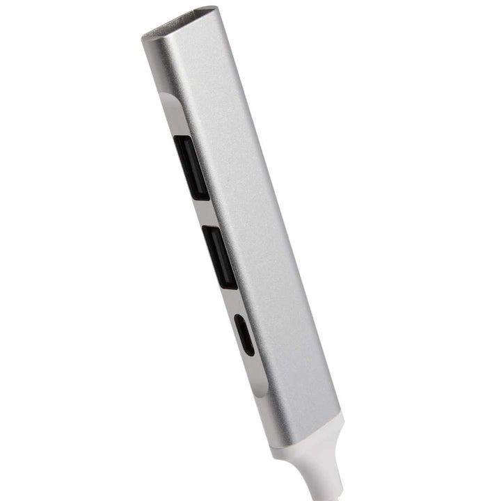 Aluminum 4-Port USB-A and C Hub
