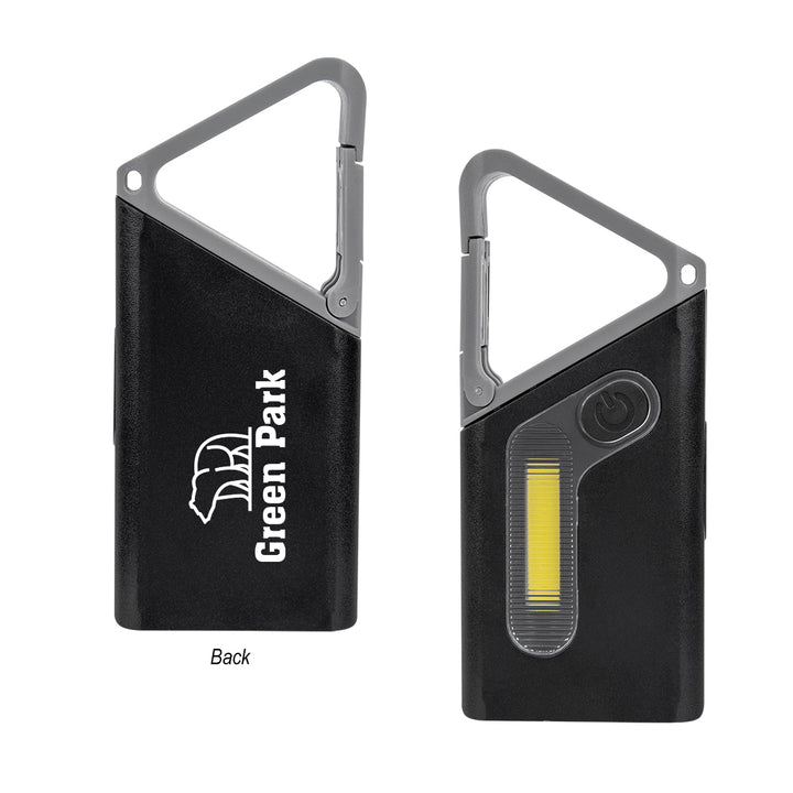 Clip 'N Grow Rechargeable Carabiner COB Flashlight