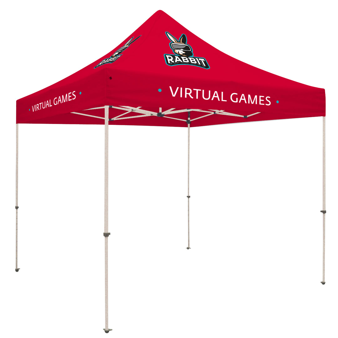 10' Standard Tent Kit (Full-Color Imprint, 4 Locations)