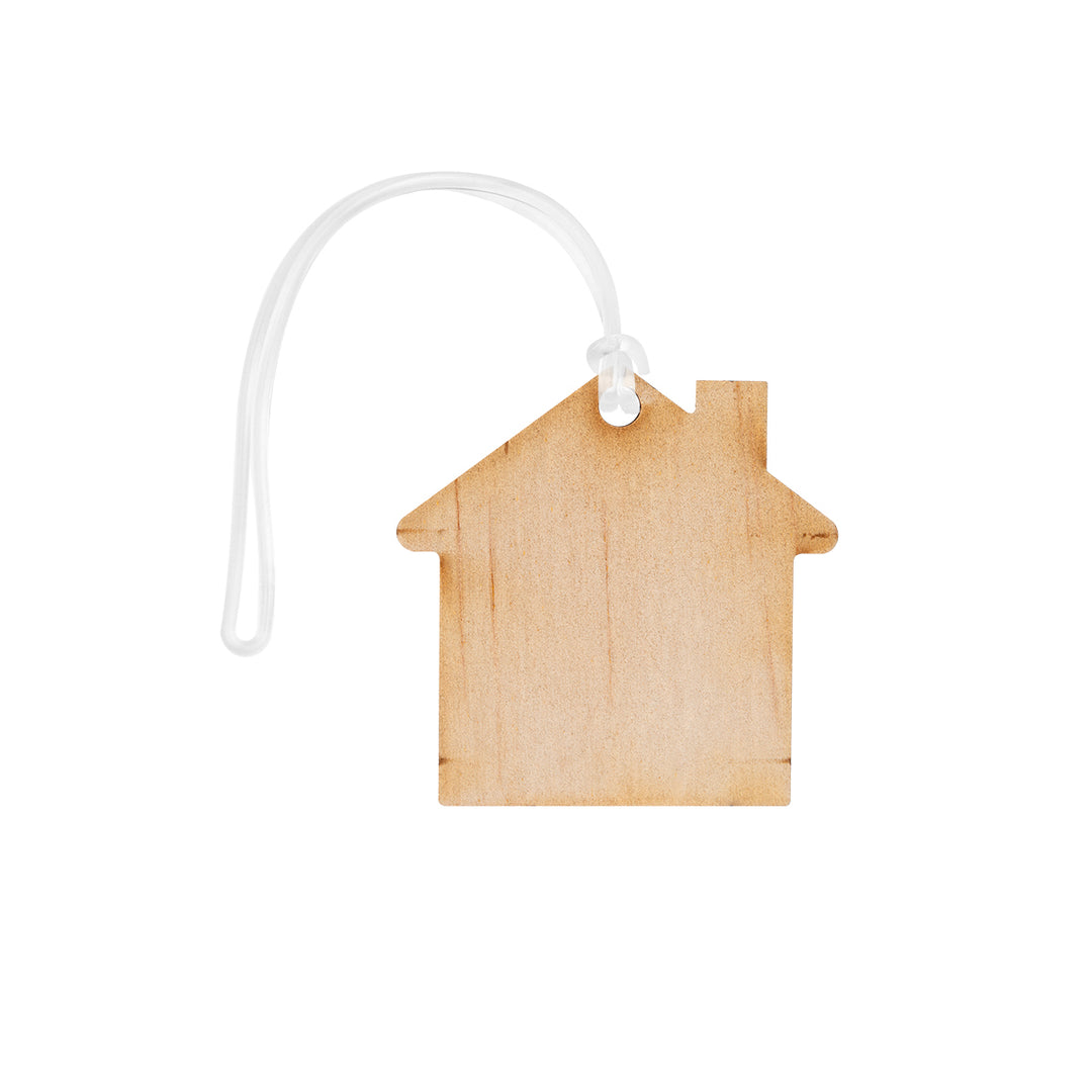 Full Color Wood Bag Tag - 4"