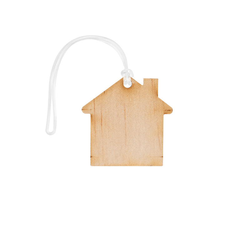 Full Color Wood Bag Tag - 4"